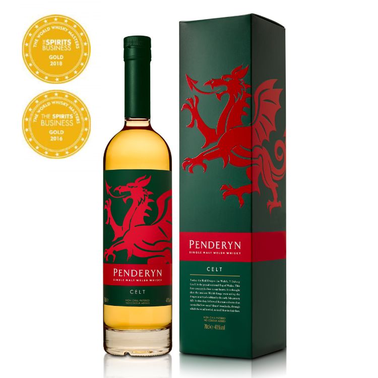 Penderyn Welsh Single Malt Whisky Dragon Range Celt