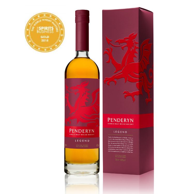 Penderyn Welsh Single Malt Whisky Dragon Range Legend