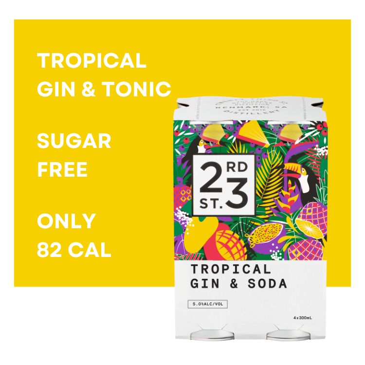 23rd Street Distillery Tropical Gin & Soda