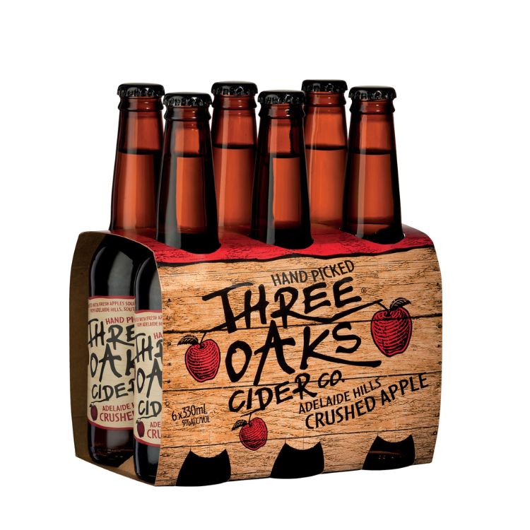 Three Oaks Cider Bottle 330ml 6 Pack